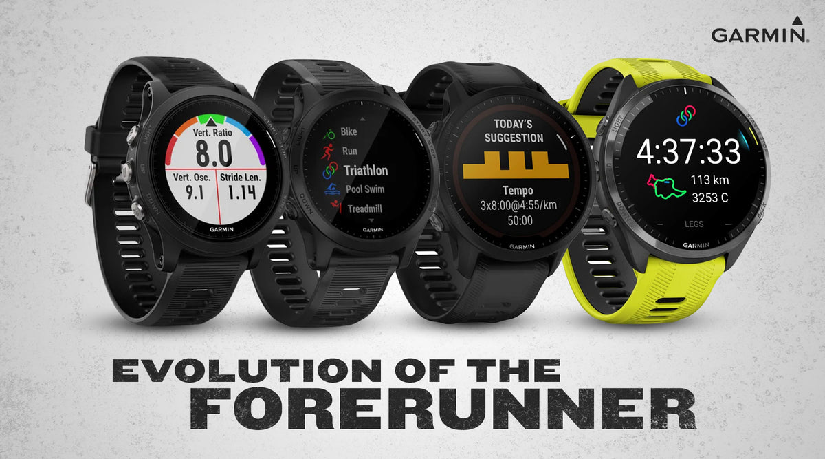 The Evolution of the Garmin Forerunner Highly Tuned Athletes